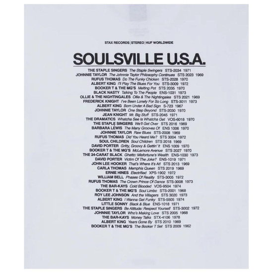 Huf Ανδρική κοντομάνικη μπλούζα Soulsville Usa Tee